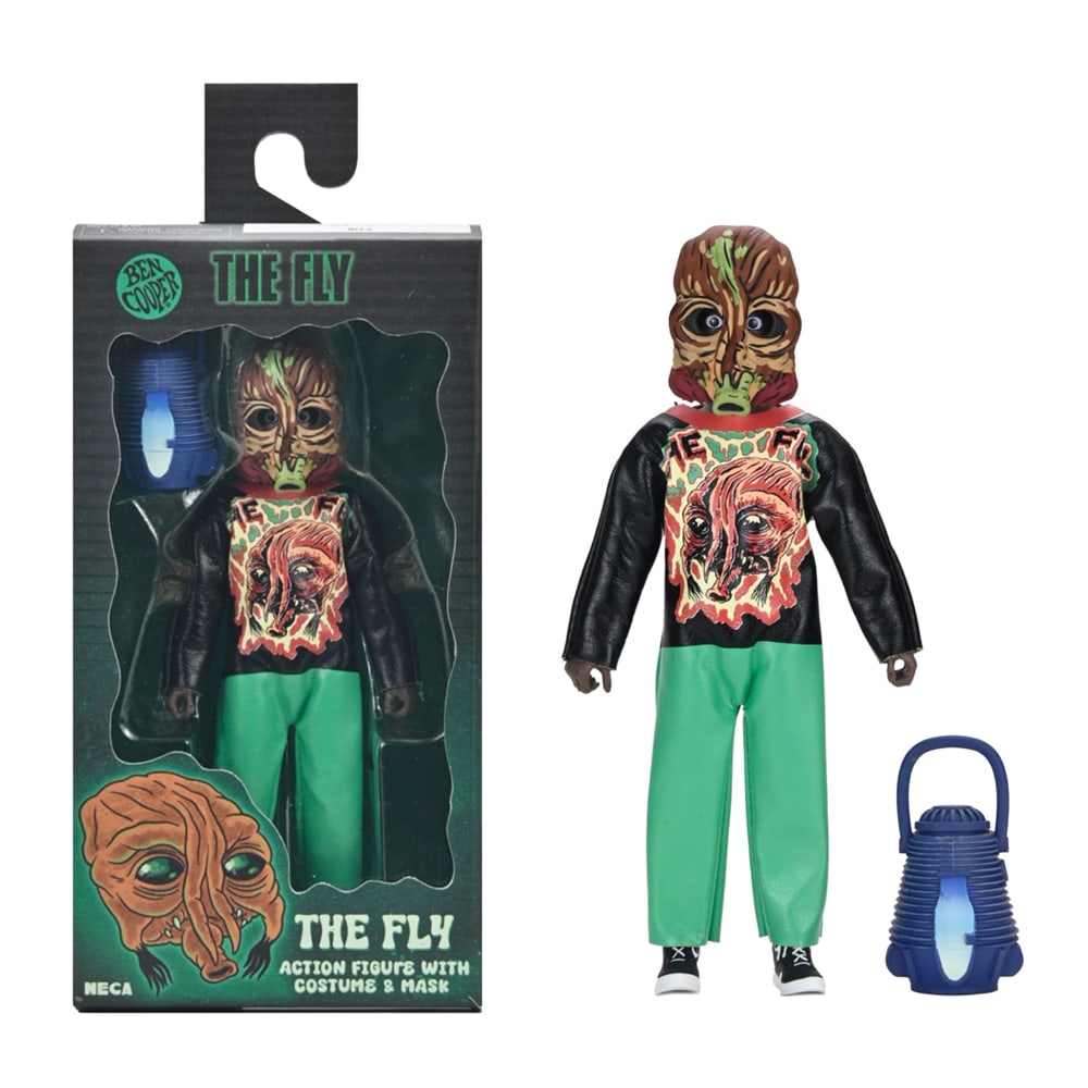 NECA The Fly Ben Cooper Action Figure With Costume & Mask