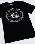 Lord Of The Rings Inscription Black T-Shirt