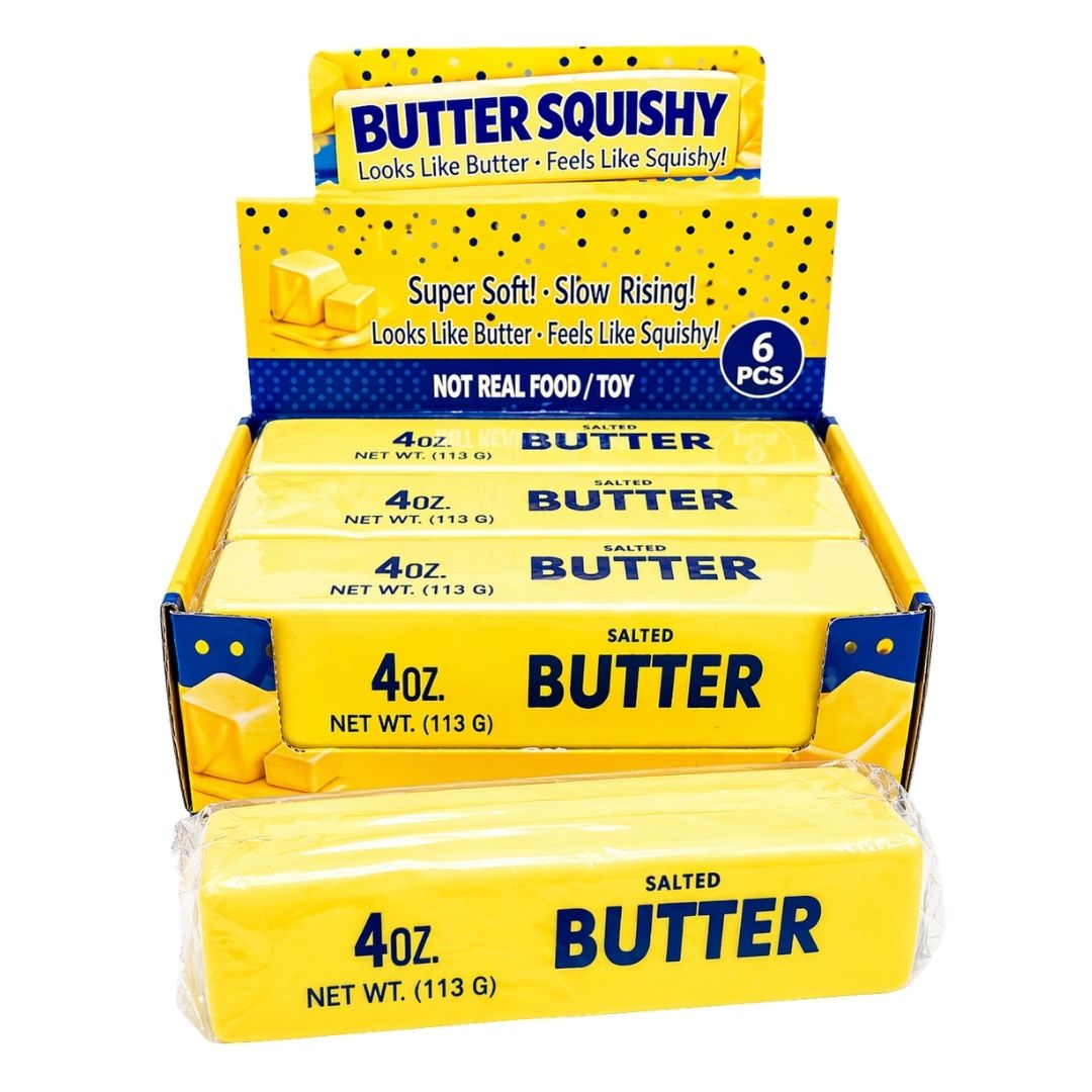 Salted Butter Large Slow Rising Squish Toy 21cm