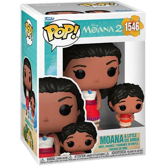 Funko Pop! Moana 2 1545 Moana & Little Sis Simea Vinyl Figure