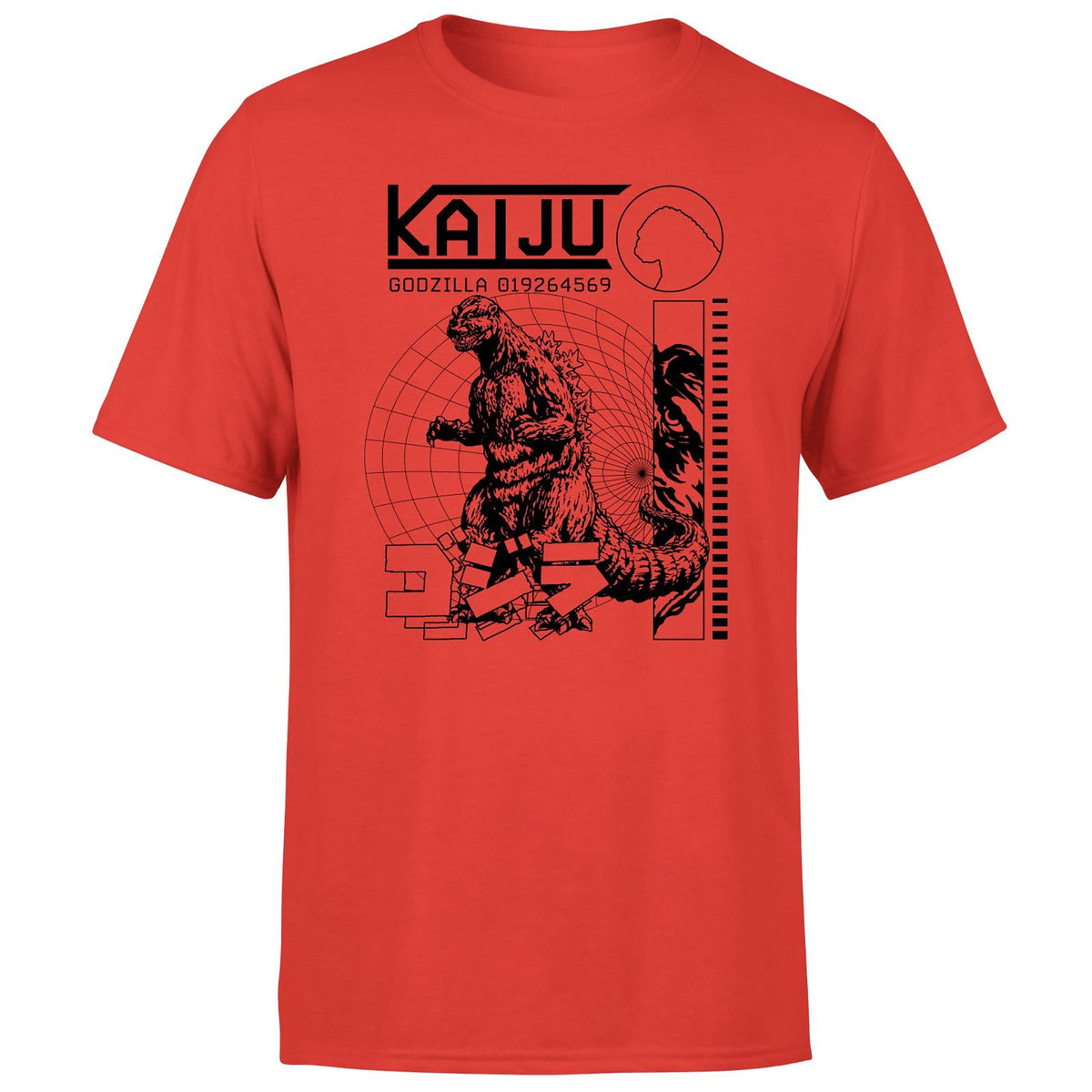 Godzilla Japanese Red T-Shirt