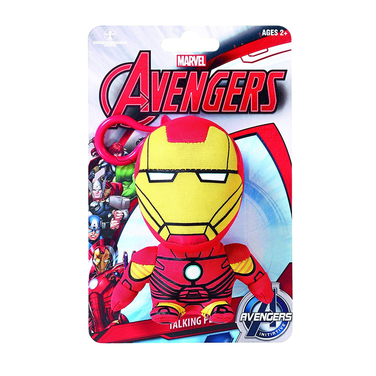 Marvel Avengers Age Of Ultron Talking Iron Man Plush Keyclip