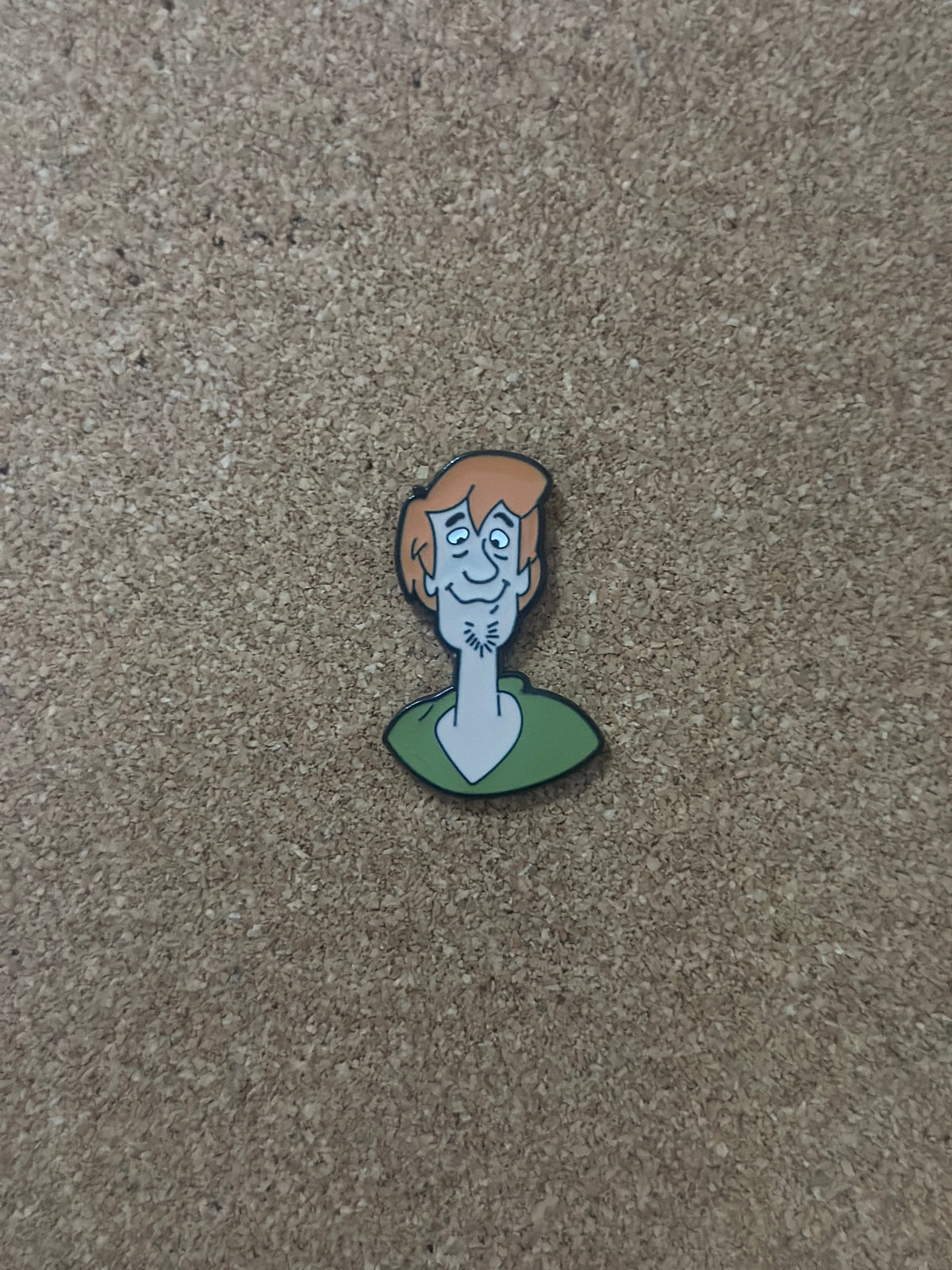 Scooby Doo Shaggy Headshot Pin Badge