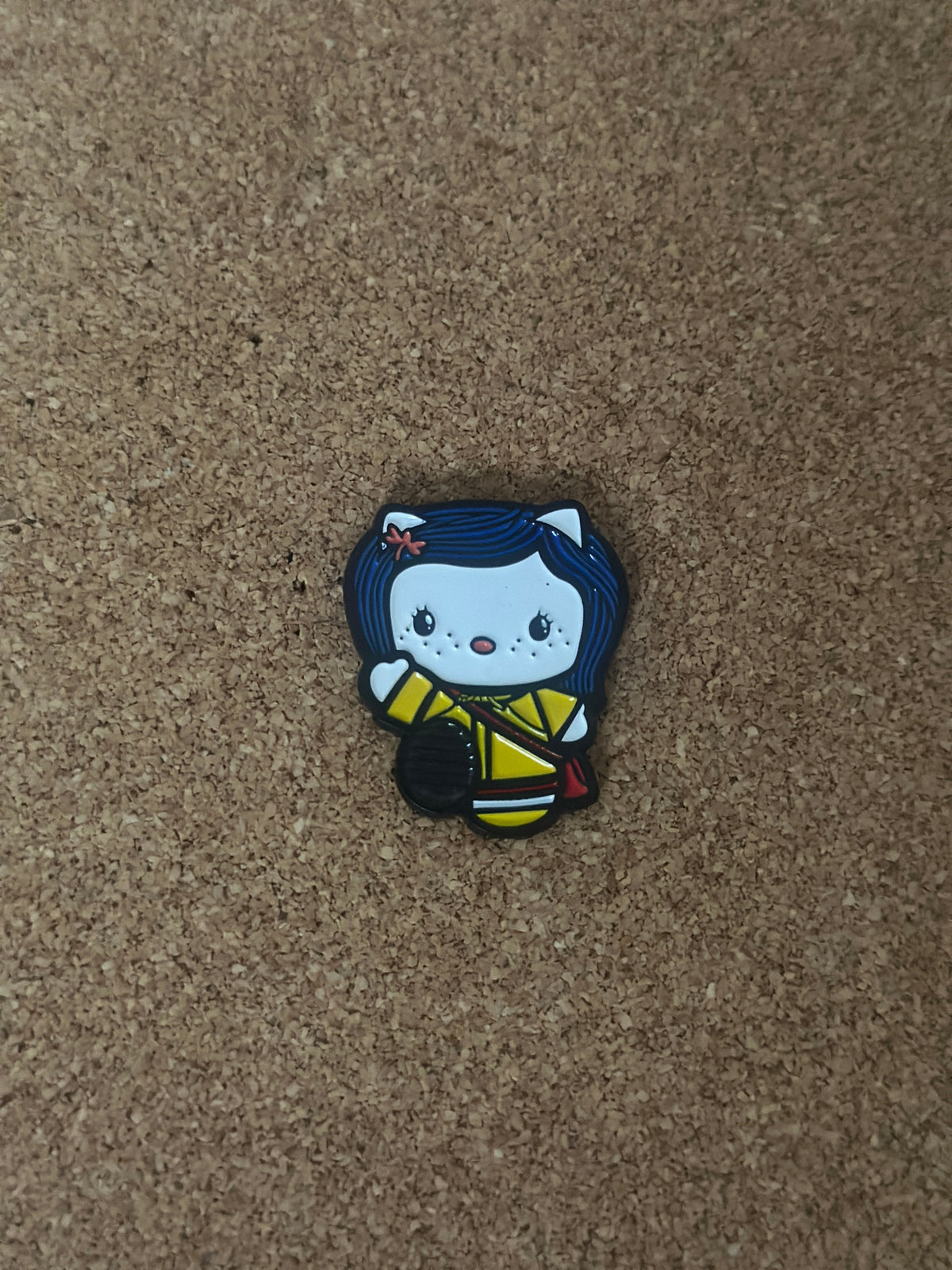 Hello Kitty Coraline Pin Badge