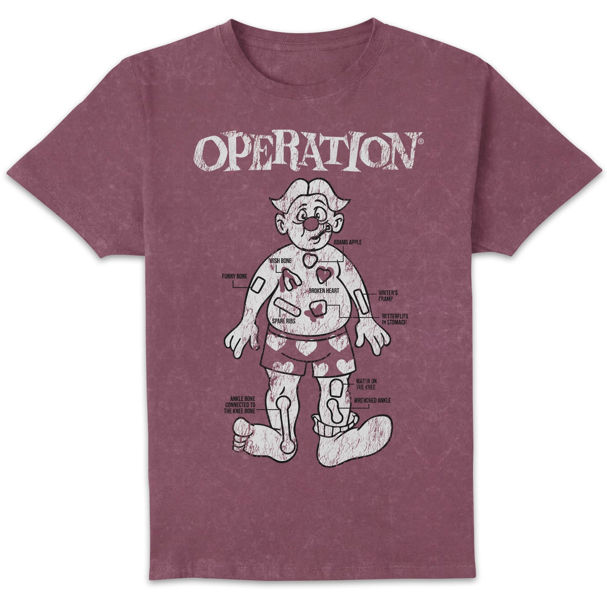 Operation Classic Board Dark Red T-Shirt