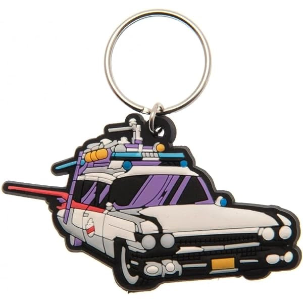Ghostbusters ECTO-1 Rubber Keychain