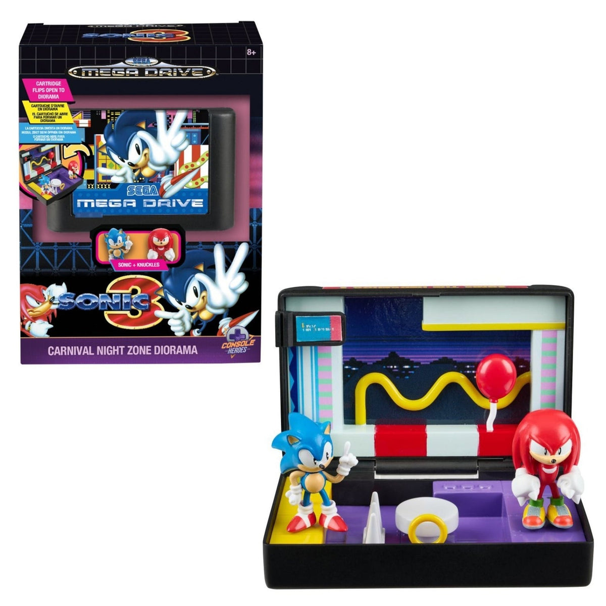 Sega Mega Drive Sonic The Hedgehog 3 Carnival Night Zone Diorama