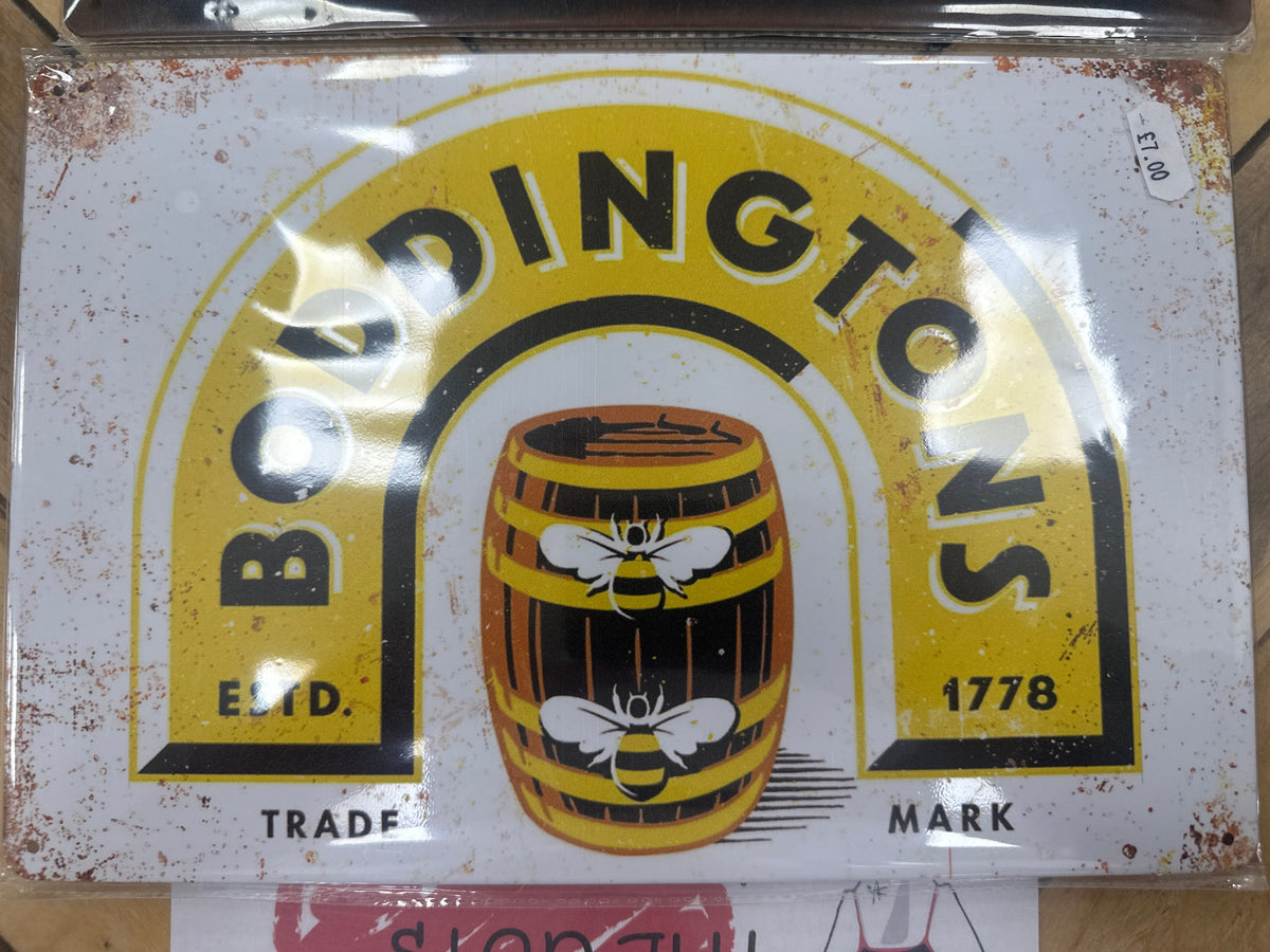 Boddingtons Metal Sign