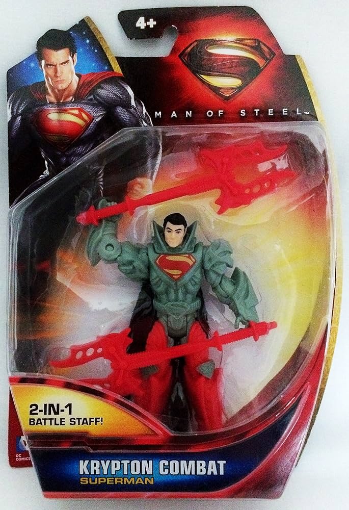 DC Man Of Steel Krypton Combat Superman Figure
