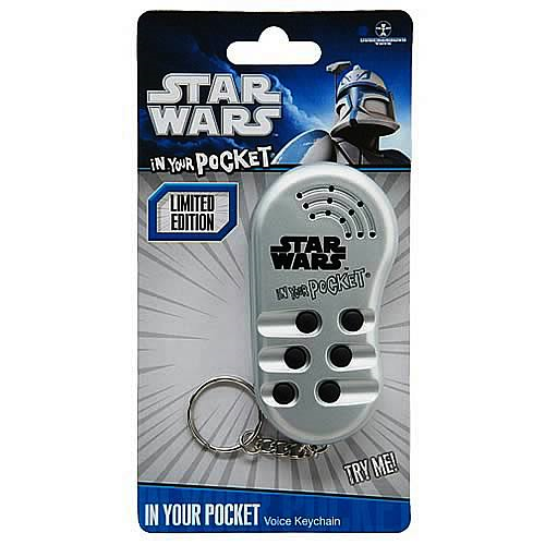 Star Wars In Your Pocket Silver Voice Keychain