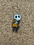 The Nightmare Before Christmas Jack with Oogie Boogie Plush Pin Badge
