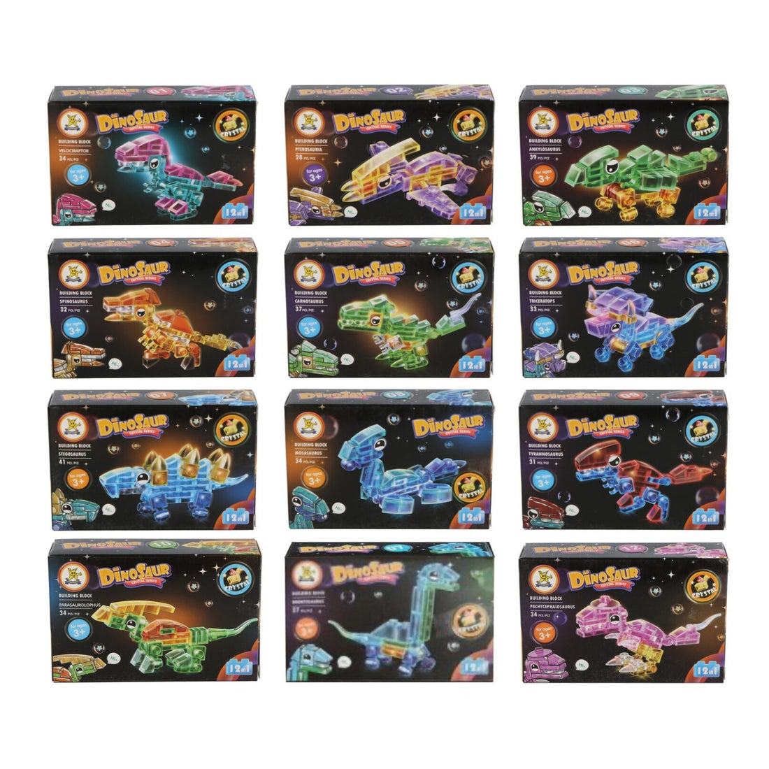 Dinosaur Crystal Series Building Block Kit