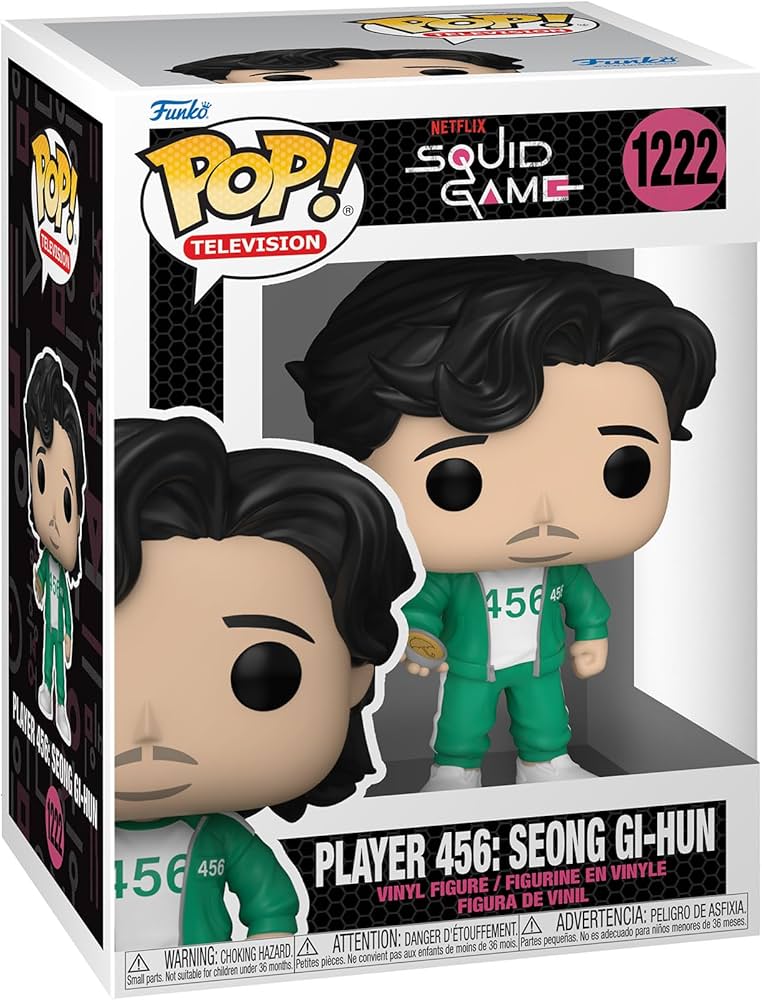Squid Game 1222 Player 456: Seong Gi-Hun Funko Pop! Vinyl Figure