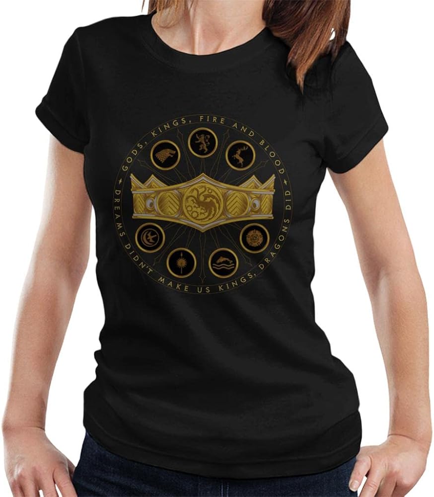 Game Of Thrones House Of The Dragon Day Of The Dragon: Gods, Kings , Fire and Blood Dreams Didnâ€™t Make Us Kings, Dragons Did Black T-Shirt