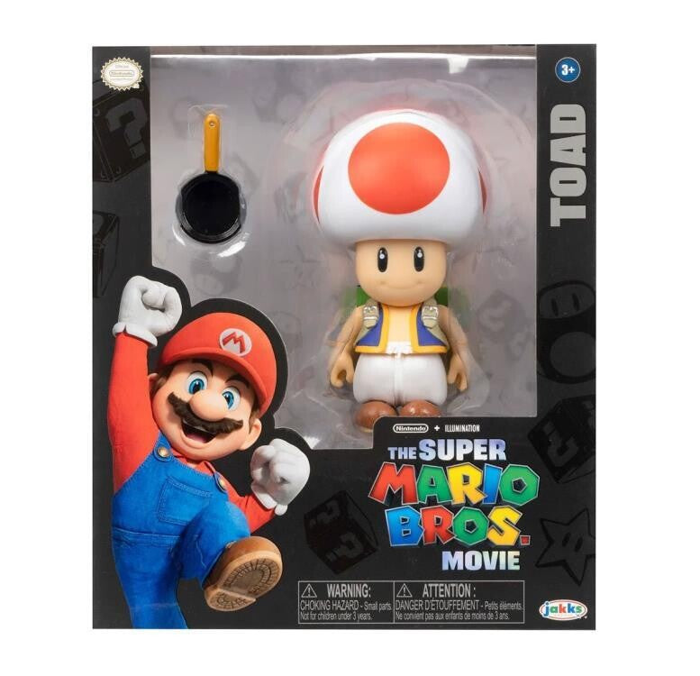 The Super Mario Bros. Movie Toad Figurine