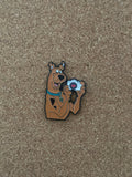 Scooby Doo With Camera Pin Badge