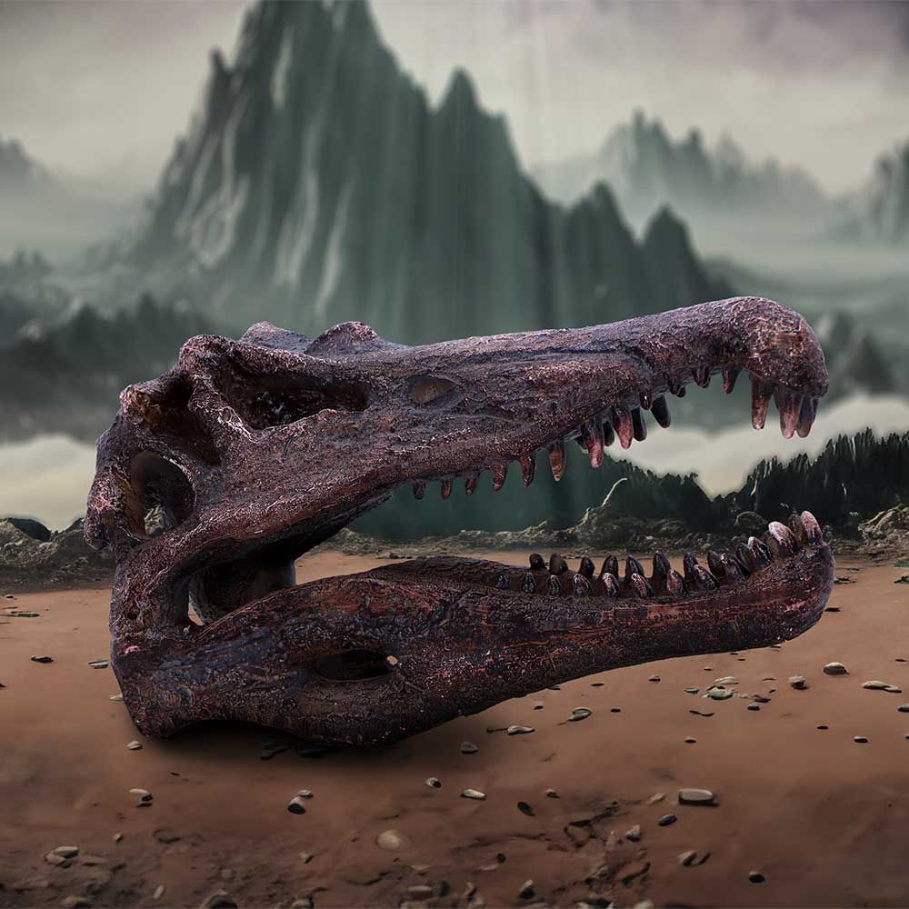 Spinosaurus Skull Statue
