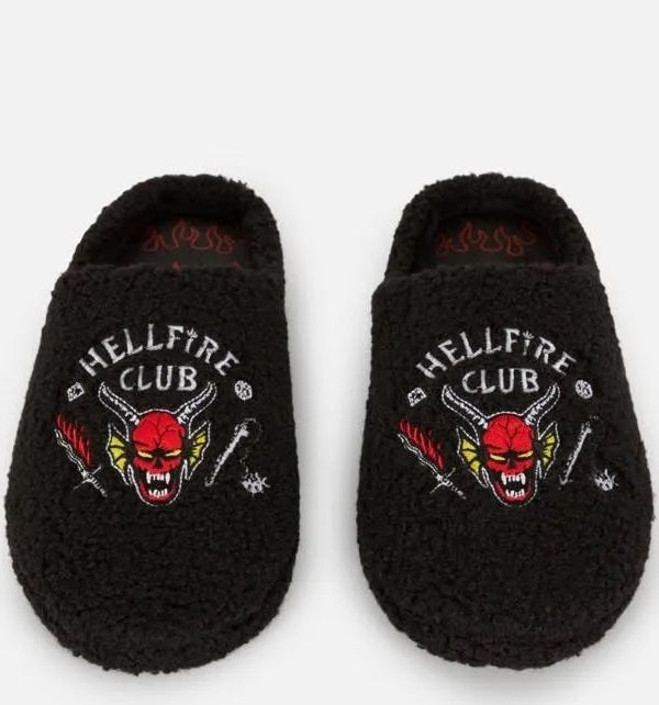 Netflix Stranger Things Hellfire Club Slippers