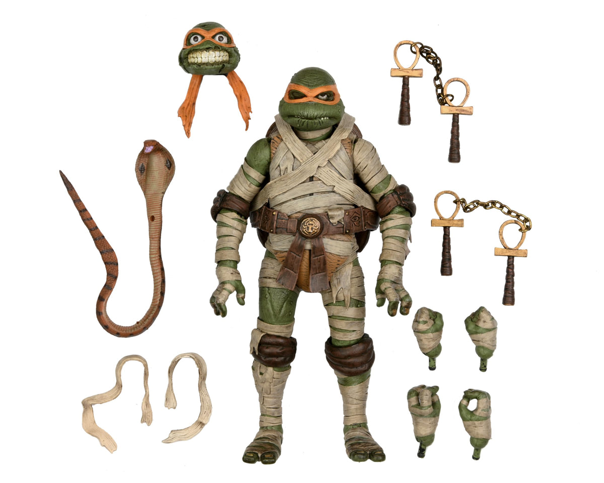 Teenage Mutant Ninja Turtles x Universal Monsters Michelangelo As The Mummy Ultimate Figure