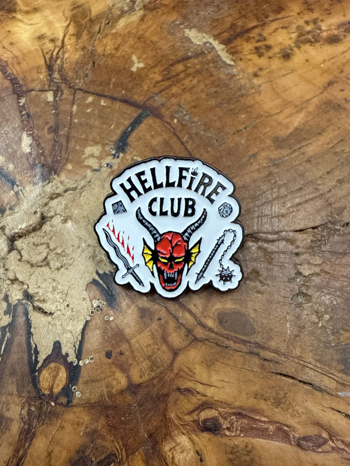 Stranger Things: Hellfire Club Pin Badge