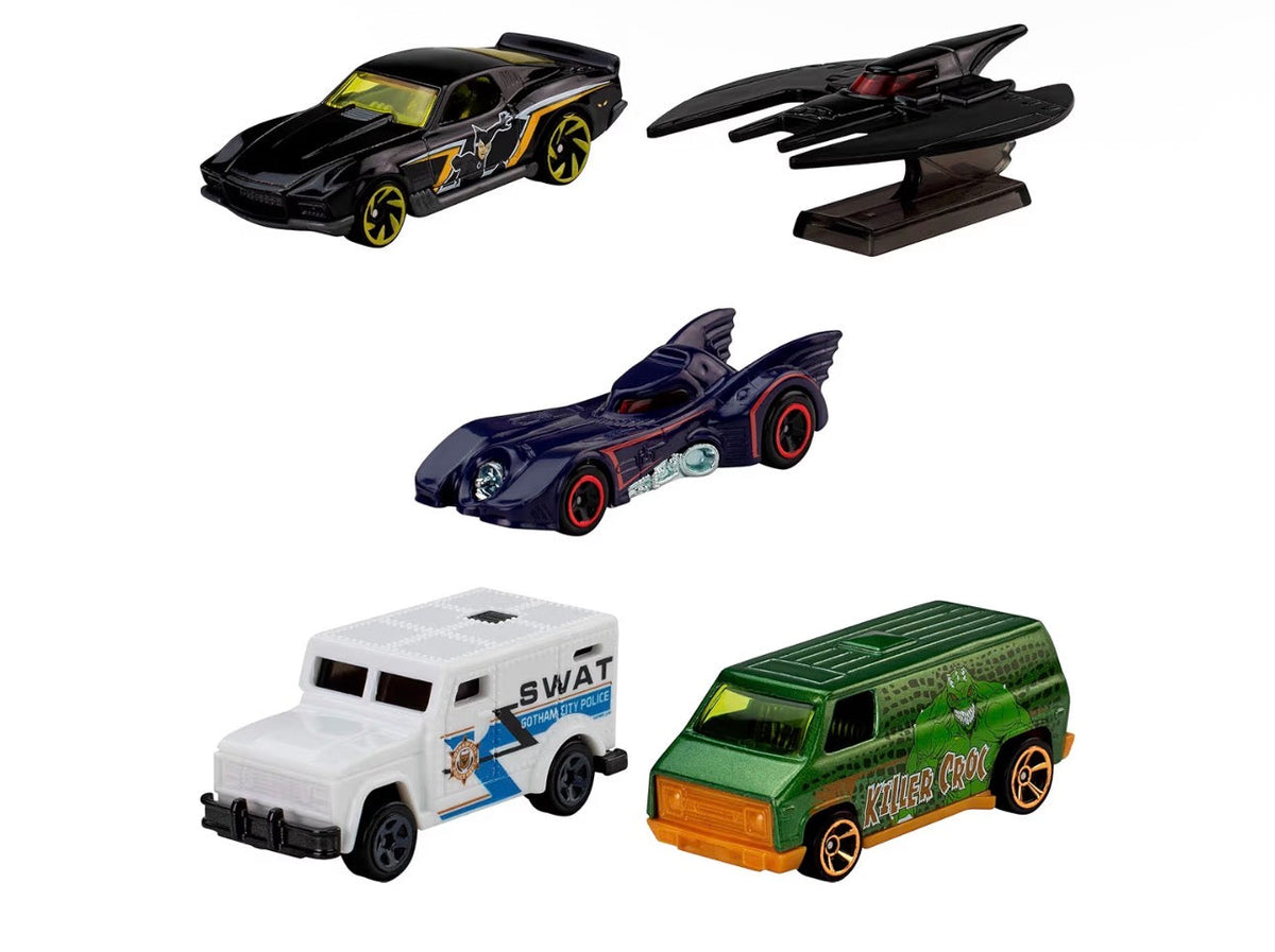 DC Batman Hot Wheels Car 5-Pack
