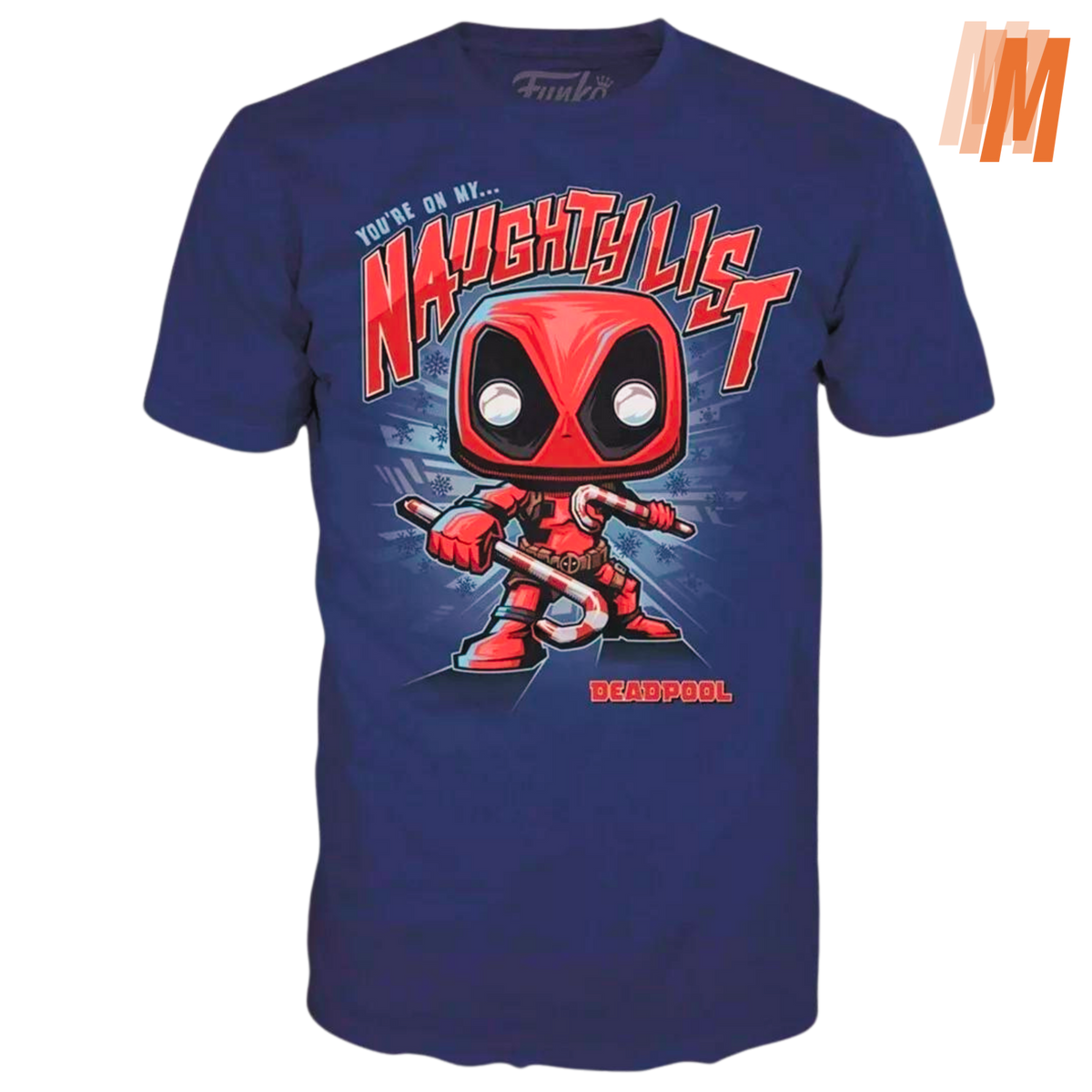 Marvel â€œYouâ€™re on my naughty listâ€ Deadpool T-Shirt