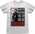 Star Wars Andor Rebellion Grey T-Shirt