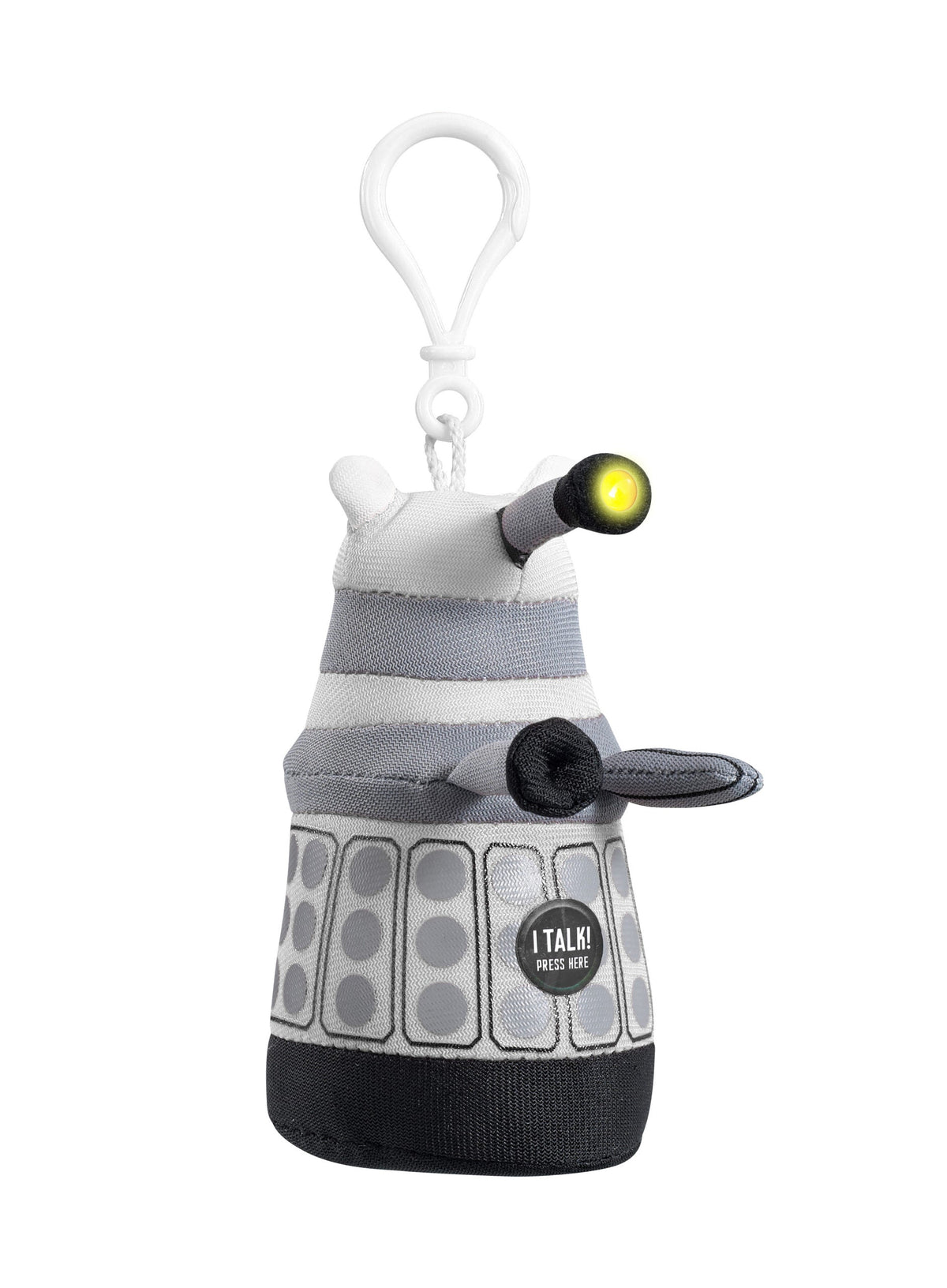 Doctor Who Talking Grey Dalek Plush Keyclip