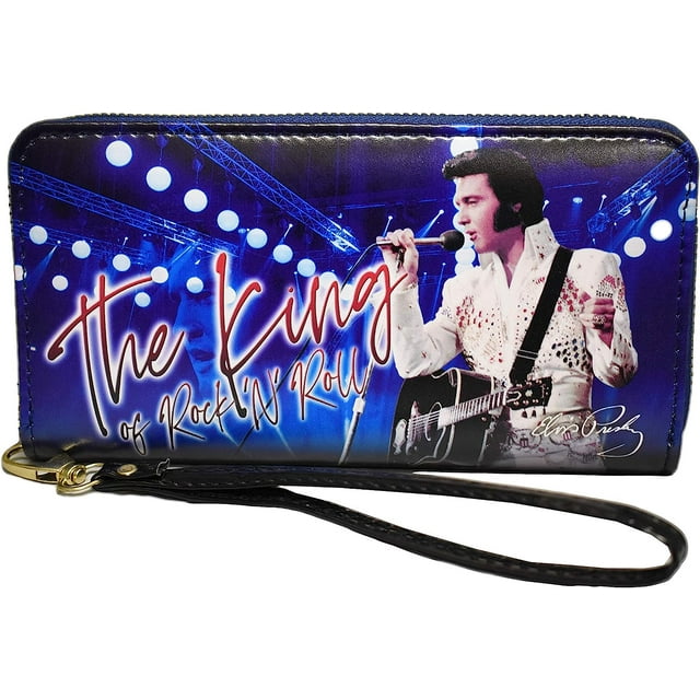 Elvis Presley King Zip Around Purse
