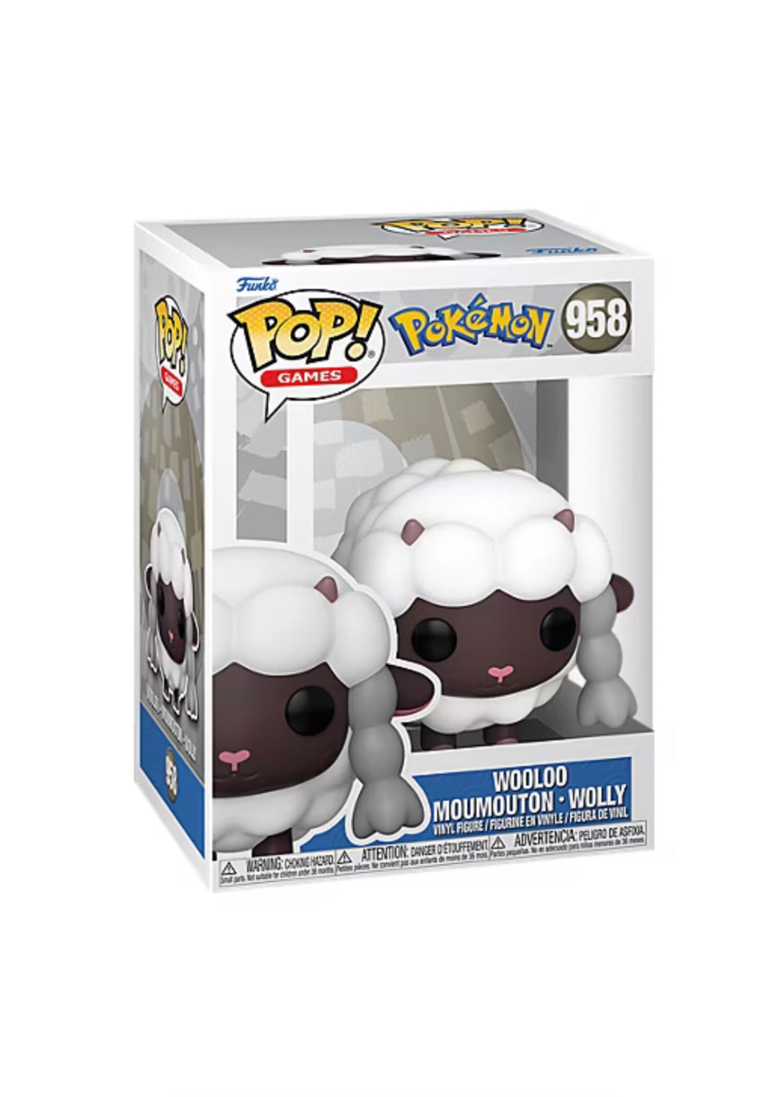 PokÃ©mon 958 Wooloo Funko Pop! Vinyl Figure