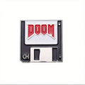 Doom Floppy Disk Pin Badge