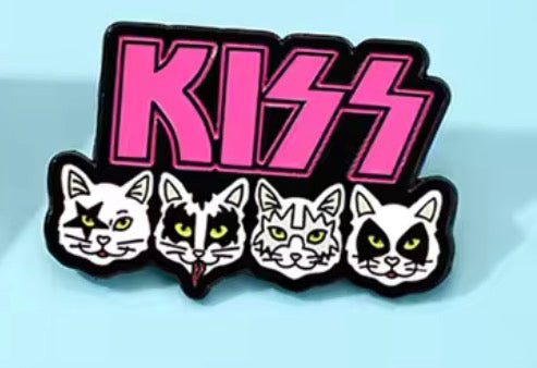 KISS Cats Pin Badge