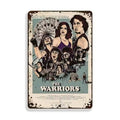 The Warriors A4 Vintage Tin Sign