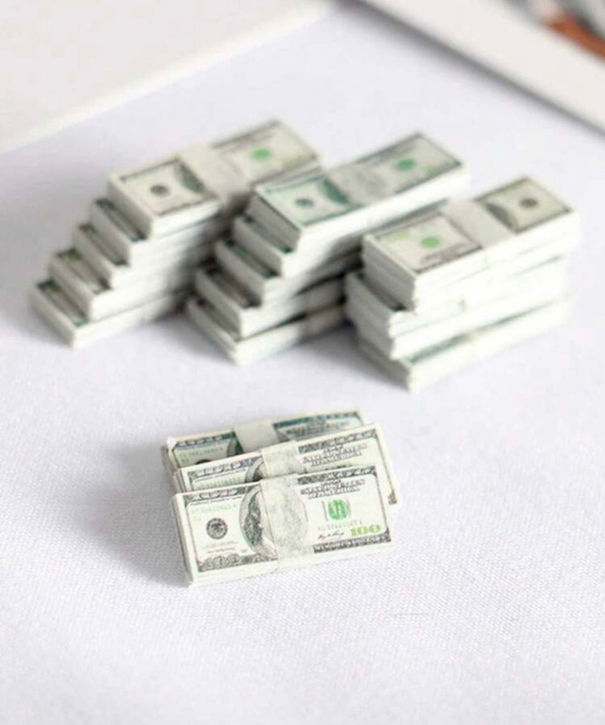 Cash Dollar Stack Miniature Figure