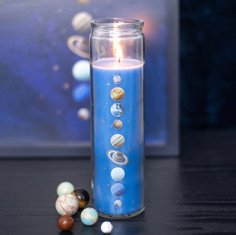 Solar System Cedar Scented Tube Candle