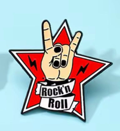 Rock â€˜n Roll Pin Badge