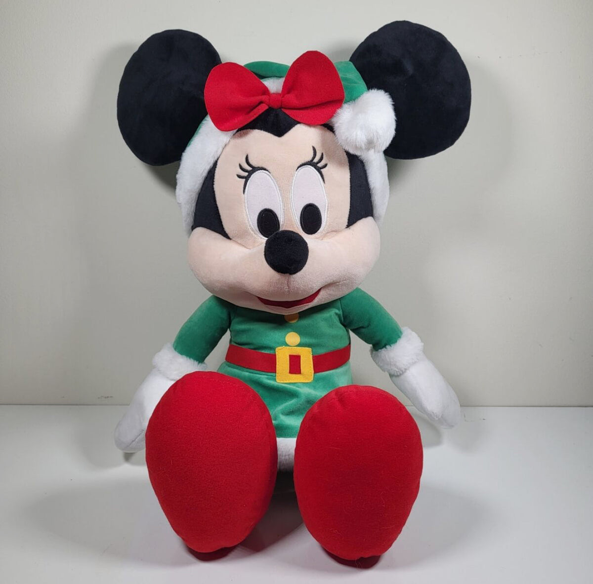 Minnie Mouse Large Festive Elf Plush