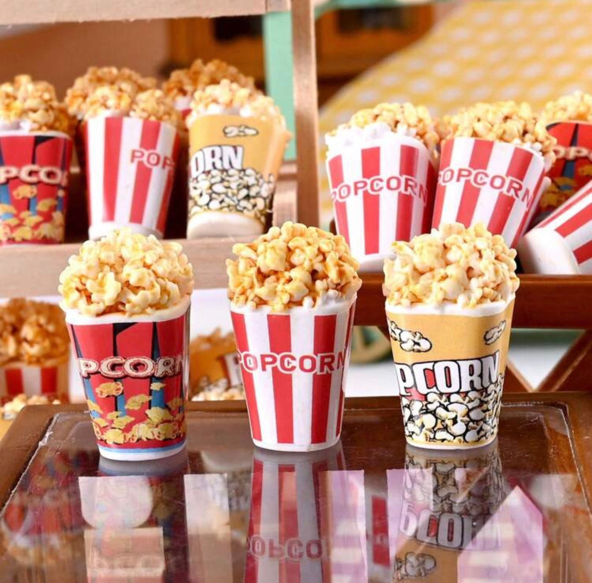 Popcorn Miniature Prop Figure