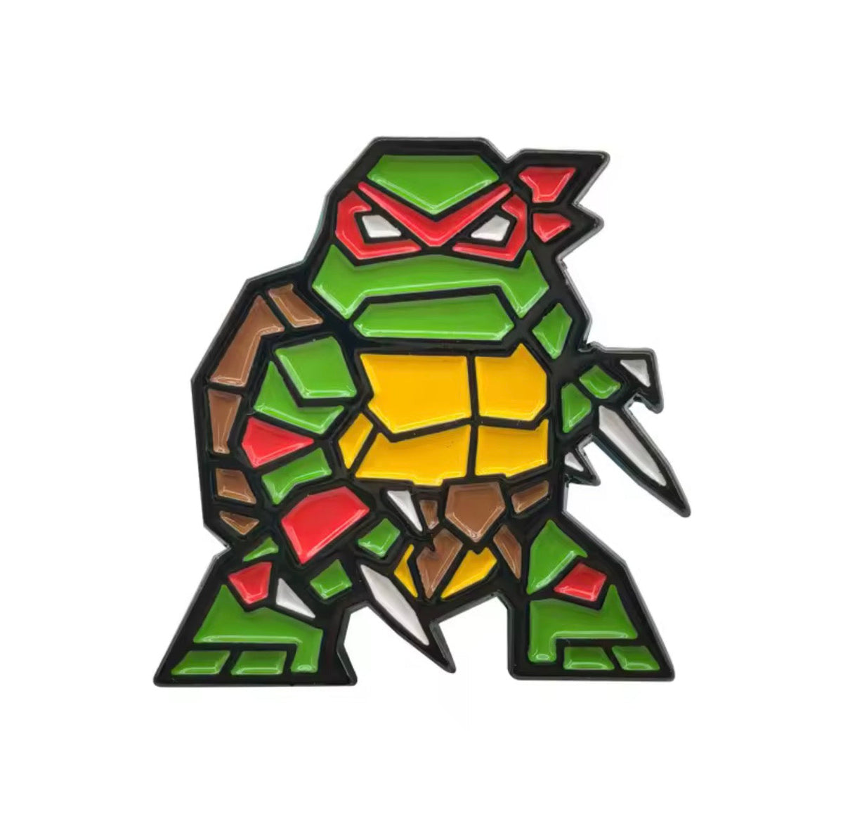 Teenage Mutant Ninja Turtles Raphael Geometric Pin Badge