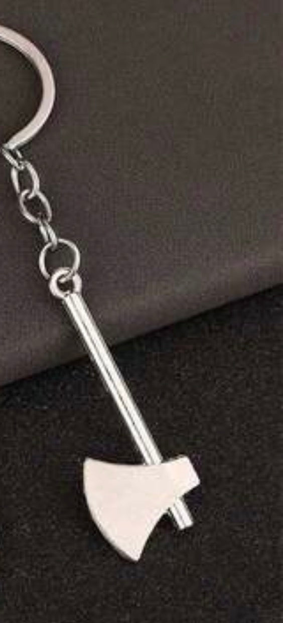 Axe Metal Keychain