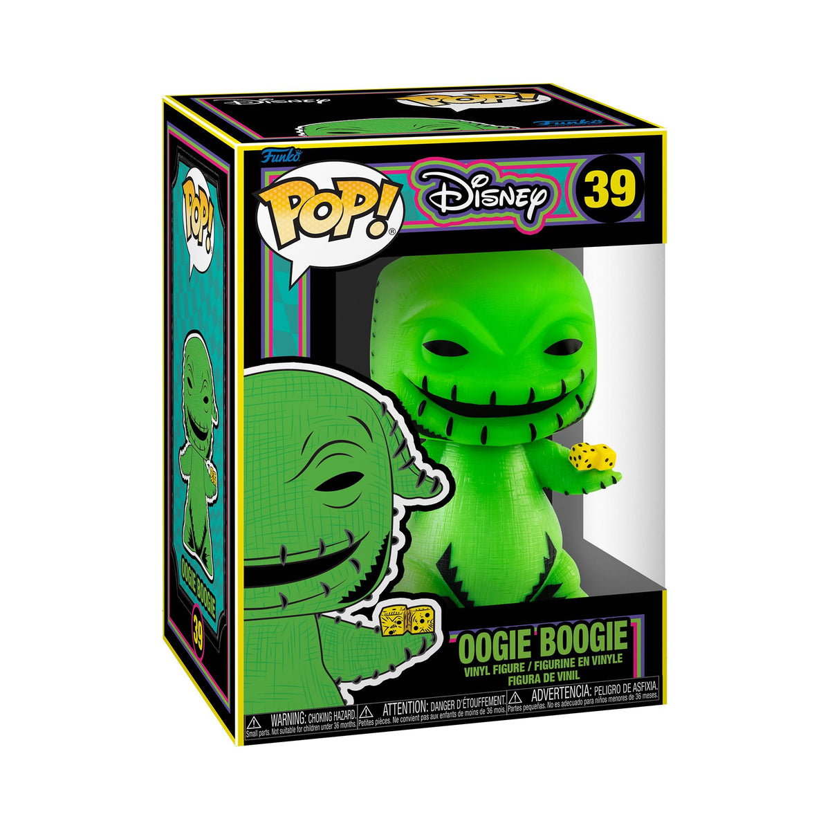 The Nightmare Before Christmas 39 Oogie Boogie Blacklight Funko Pop! Vinyl Figure