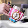 Wonderland Weâ€™re All Mad Here Pinkys Up Cup