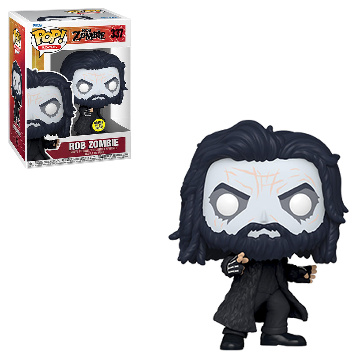 Rob Zombie 337 Rob Zombie GITD Funko Pop! Vinyl Figure