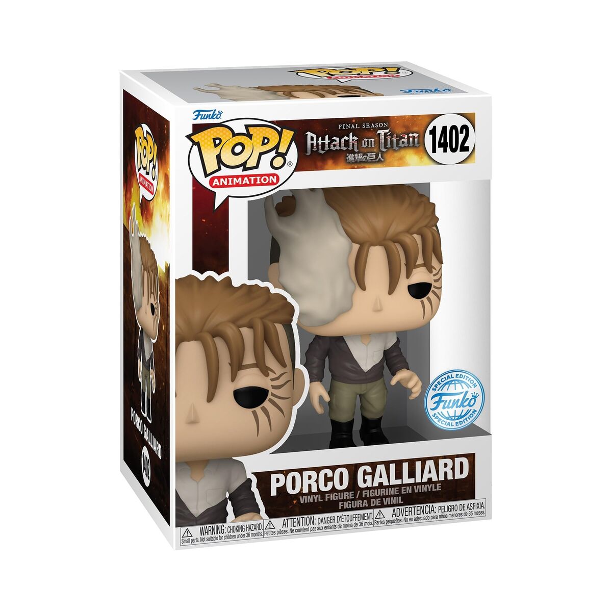 Attack on Titan 1402 Porco Galliard Funko Pop! Vinyl Figure