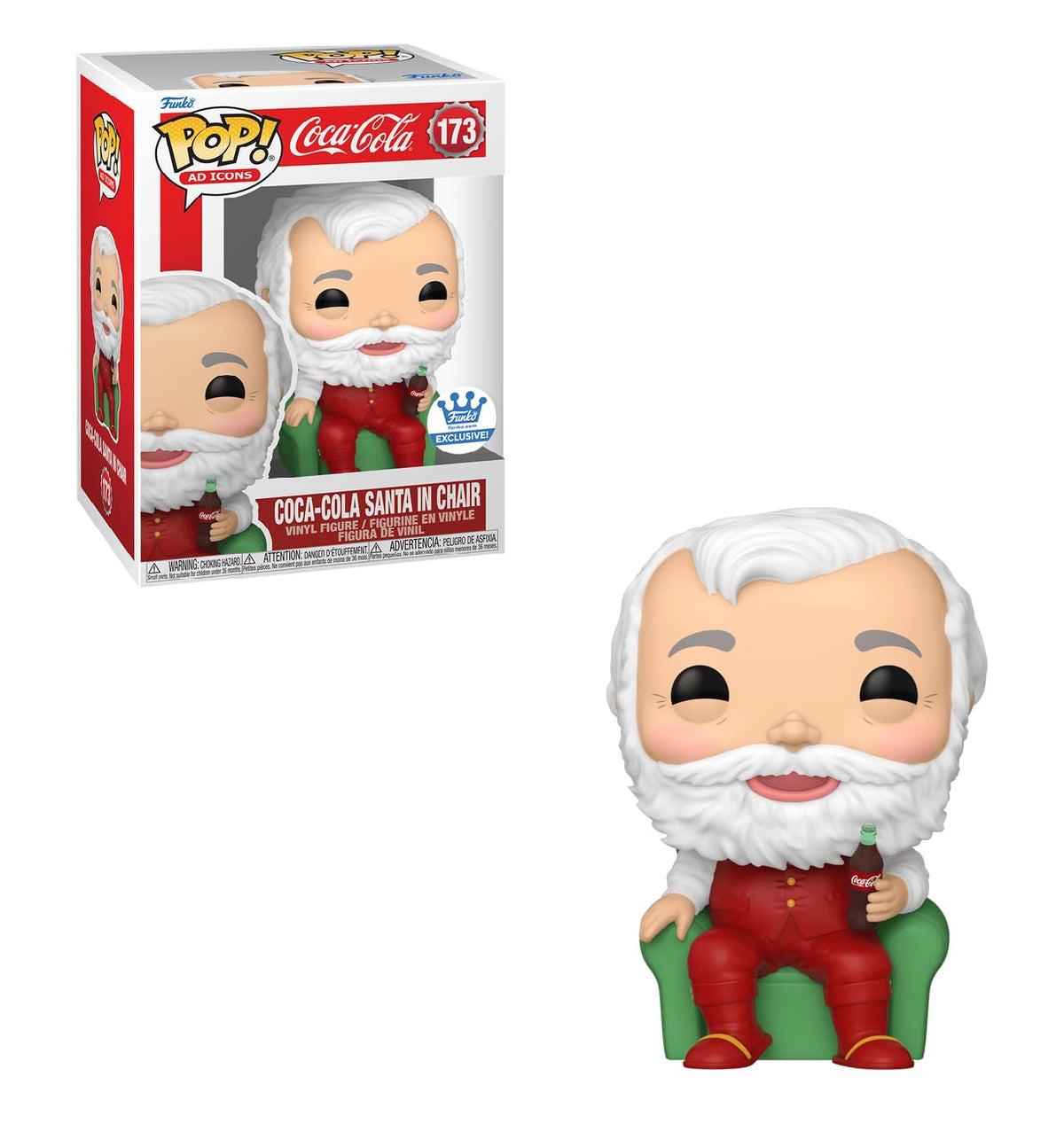 Coca-Cola 173 Santa in Chair Funko Pop! Vinyl Figure