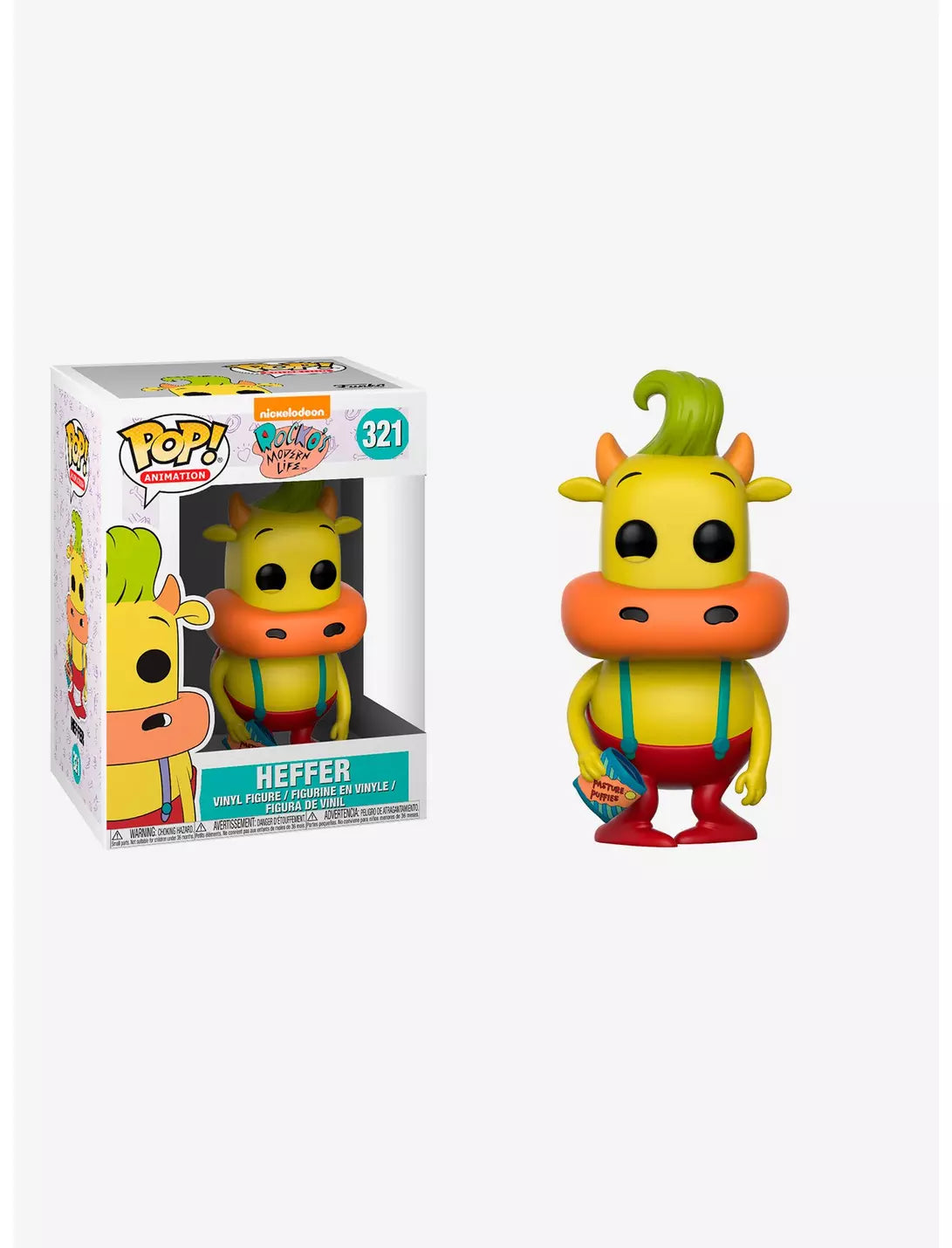 Rockoâ€™s Modern Life 321 Heffer Funko Pop! Vinyl Figure