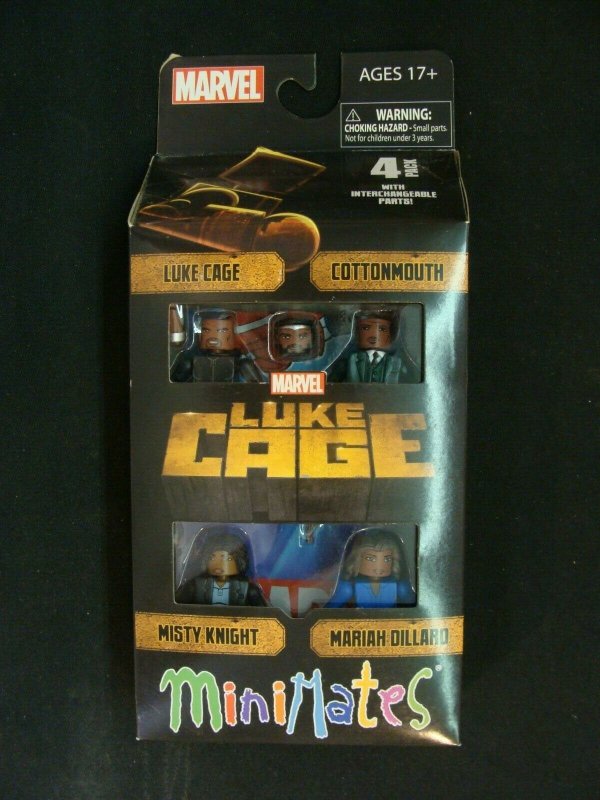 Marvelâ€™s Luke Cage Minimates 4-Pack