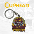 Cuphead Limited Edition You Died Keychain