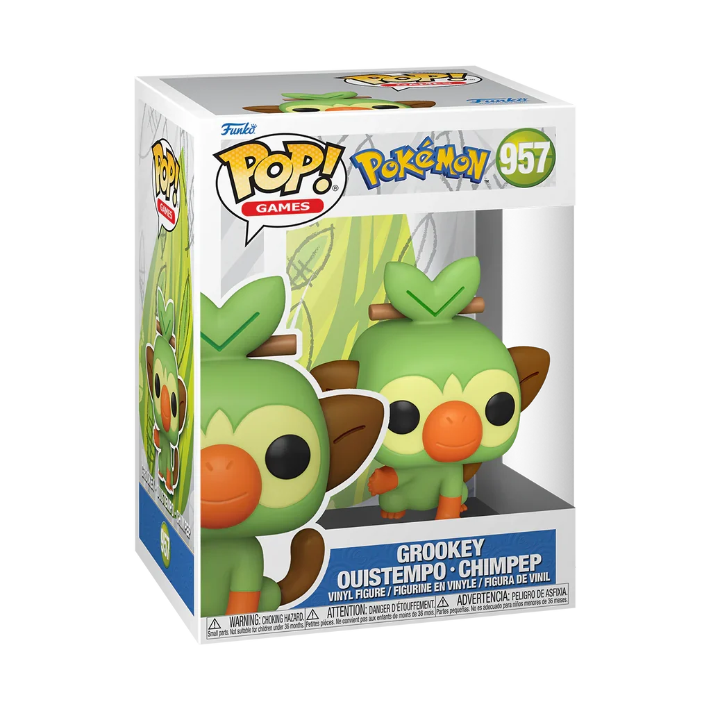 PokÃ©mon 957 Grookey Funko Pop! Vinyl Figure