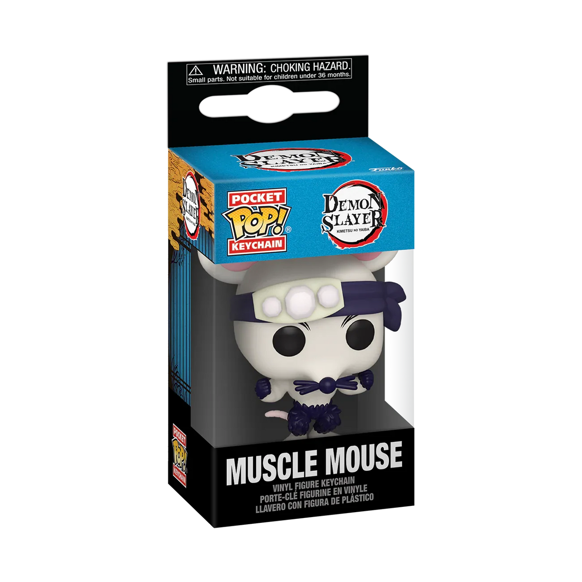 Demon Slayer Muscle Mouse Funko Pop! Pocket Keychain